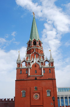 Moscow Kremlin inside, The Trinity (Troitskaya) Tower