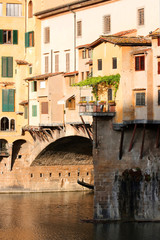 Fototapeta na wymiar Florencja - Ponte Vecchio sur l'Arno