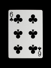 Playing card (six)