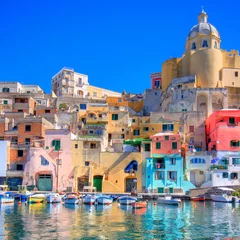 Tuinposter Procida, Napels - Italië © ronnybas