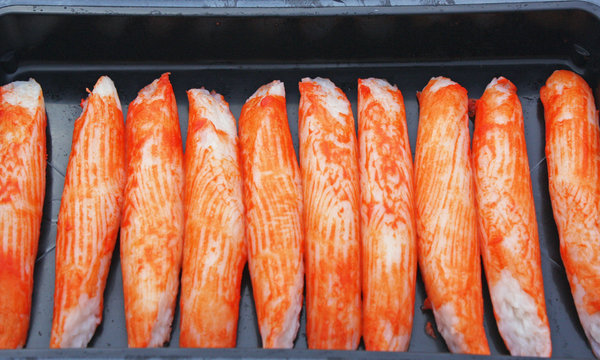 Quelques batonnets de surimi