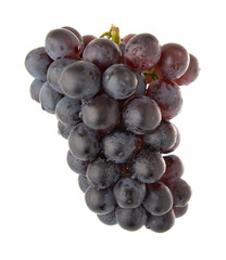 Red Grapes isolated on white background