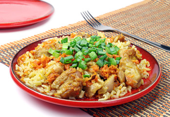Pilaf with meat