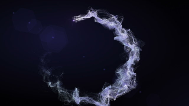 Particle Ring Background - HD1080