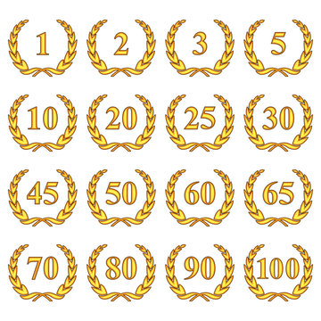 Jubil&auml;umskr&auml;nze - Set