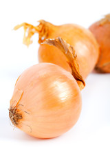 Fresh golden onions