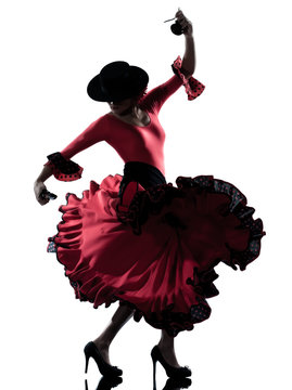 woman gipsy flamenco dancing dancer