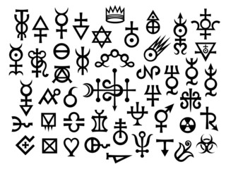 Alchemical Signs, part 3 final: 'Great Work' (Alchemical Symbols set).