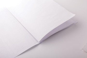 Empty paper sheet