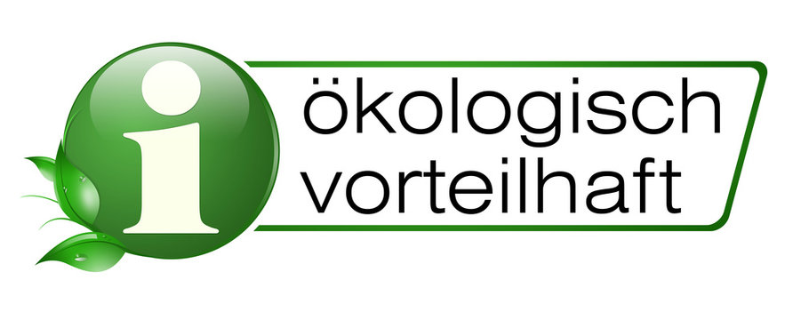 &ouml;kologisch vorteilhaft button