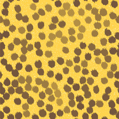 Seamless colorful animal skin textures of cheetah