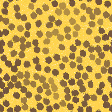 Seamless colorful animal skin textures of cheetah