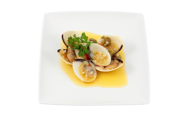 Dish of clams