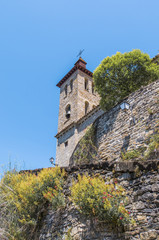 Fototapeta na wymiar Salvador kościół w Biescas, Hiszpania