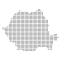 Pixelkarte - Rumänien