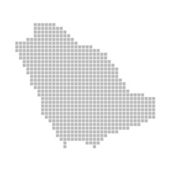 Pixelkarte - Saudi-Arabien