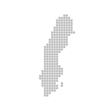 Pixelkarte - Schweden