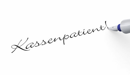 Stift Konzept - Kassenpatient!