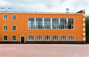 orange building