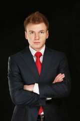 Portrait of successful business man