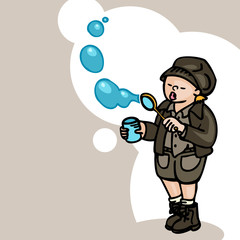 boy & bubbles