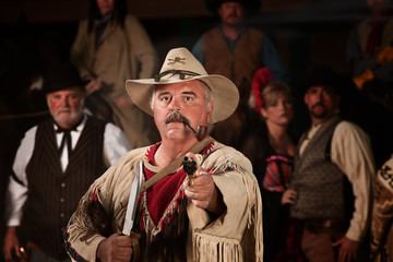 1800's Hunter with Pipe
