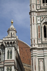 Fototapeta premium giotto bell tower and cupola brunelleschi