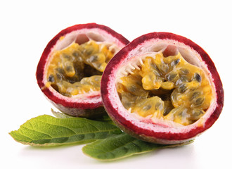 isolated passionfruit