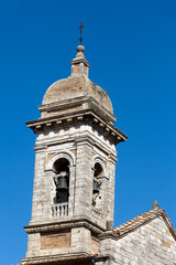 Fototapeta premium Church La Collegiata di San Quirico D'Orcia,Tuscany