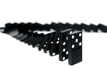 Falling domino