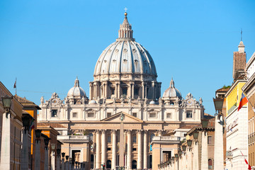 Fototapeta na wymiar San Peter, Rzym, Włochy.