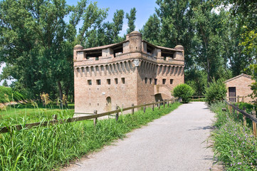 Fortress Rocca Stellata. Bondeno. Emilia-Romagna. Italy.