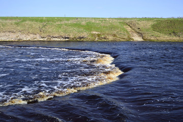 View of the river Tosna
