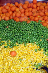 Boiled vegetables