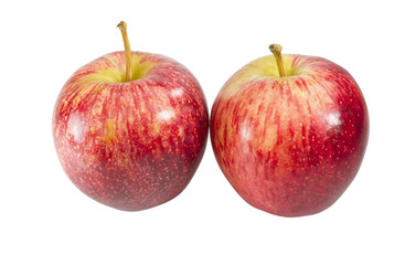 Two red apples