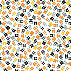 Seamless pattern with flowers