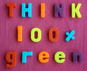 Think green