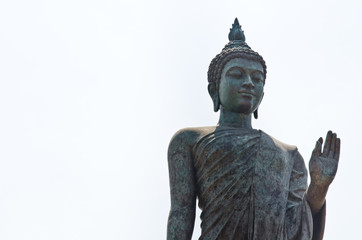 Fototapeta na wymiar big image of buddha in thailand