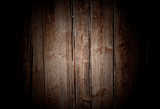 Wood Texture Background with Spotlight