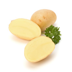 New potato and green parsley