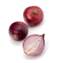 Red sliced onion