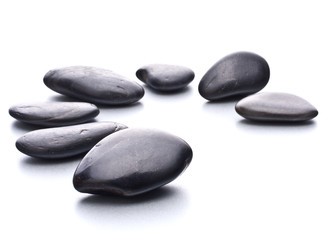 Zen pebbles. Stone spa and healthcare concept.