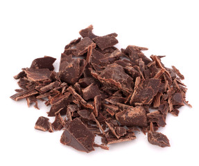 Chopped chocolate  bars