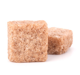 Lump brown cane sugar cubes