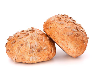 Two sandwich bun with sunflower seeds