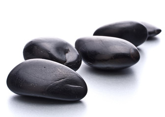 Zen pebbles. Stone spa and healthcare concept.