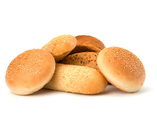 Bread loafs and buns variety