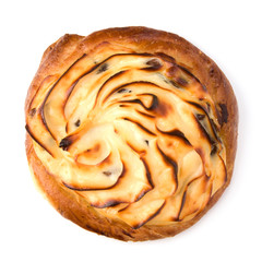 Delicious sweet cream bun