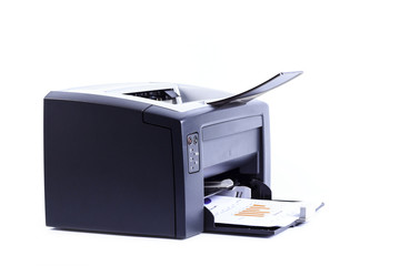 printer isolated against a white background