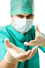Portrait surgeon man